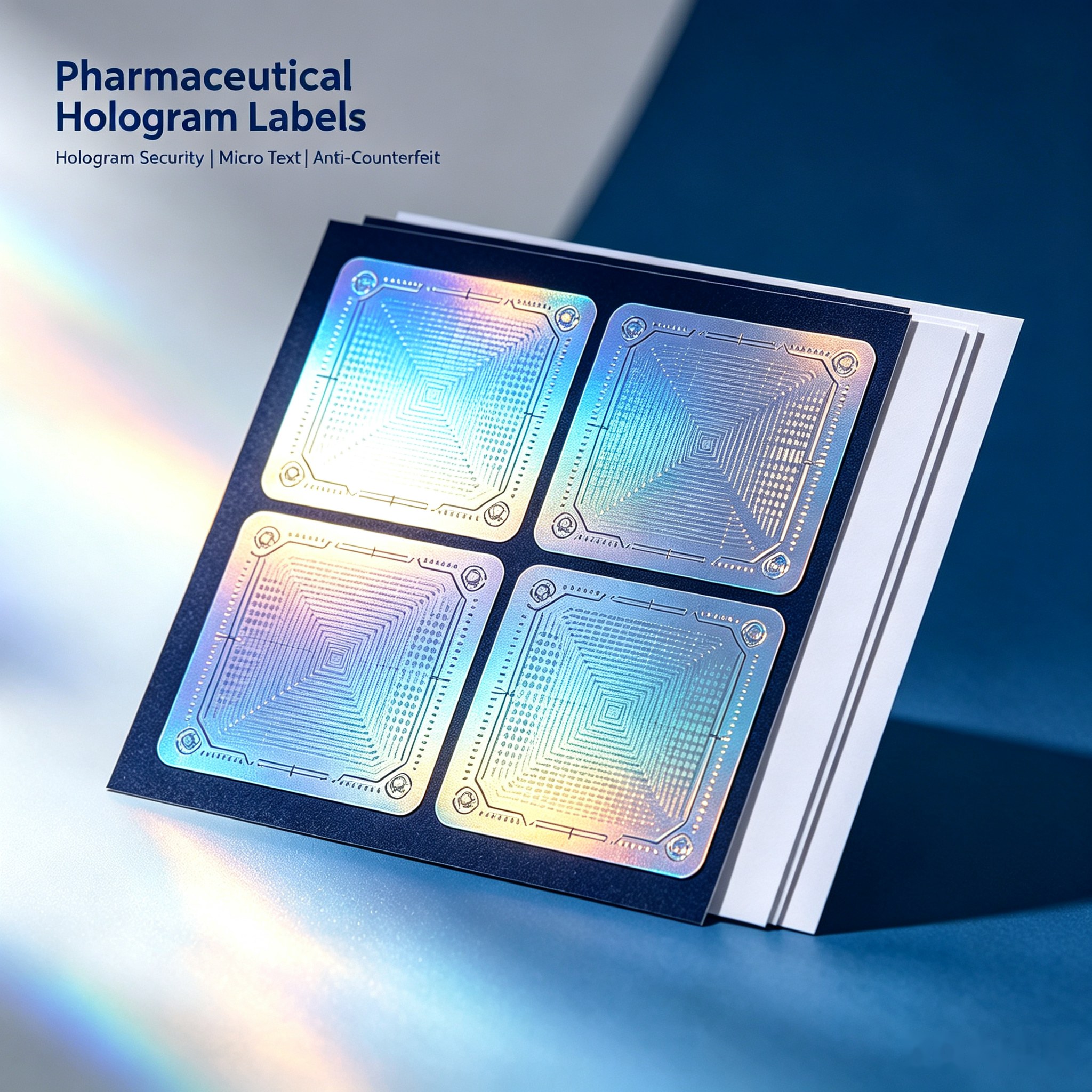 Holographic Anti-Counterfeit Labels - Pharmaceutical Packaging by V5 Medical