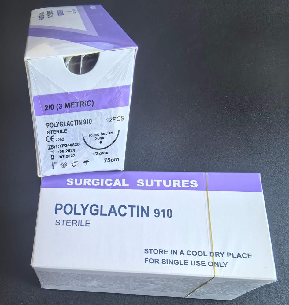 PGLA Absorbable Suture - Surgical Sutures by V5 Medical