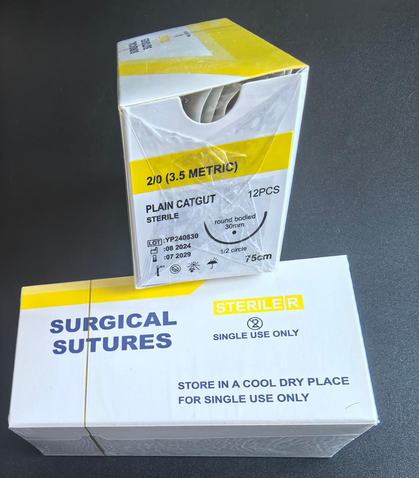 Plain Catgut - Surgical Sutures by V5 Medical